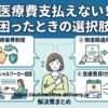 医療費を手持ちがないから払えない！困ったときの選択肢がコチラ